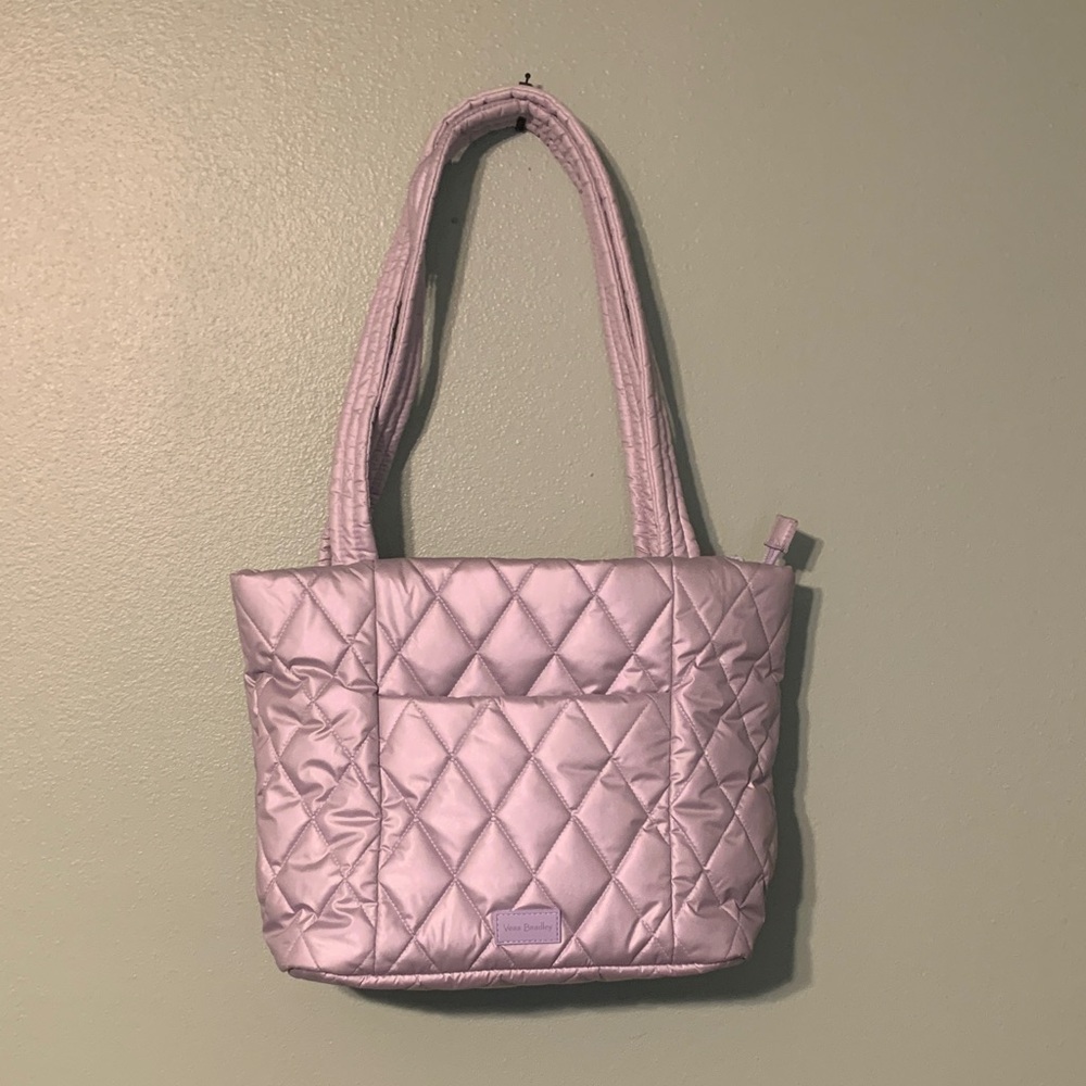 Vera Bradley Quilted Tote in Soft Lavender